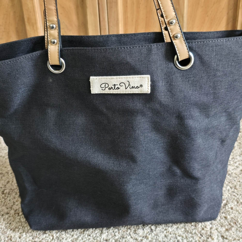 Porto Vino Black Tote Bag